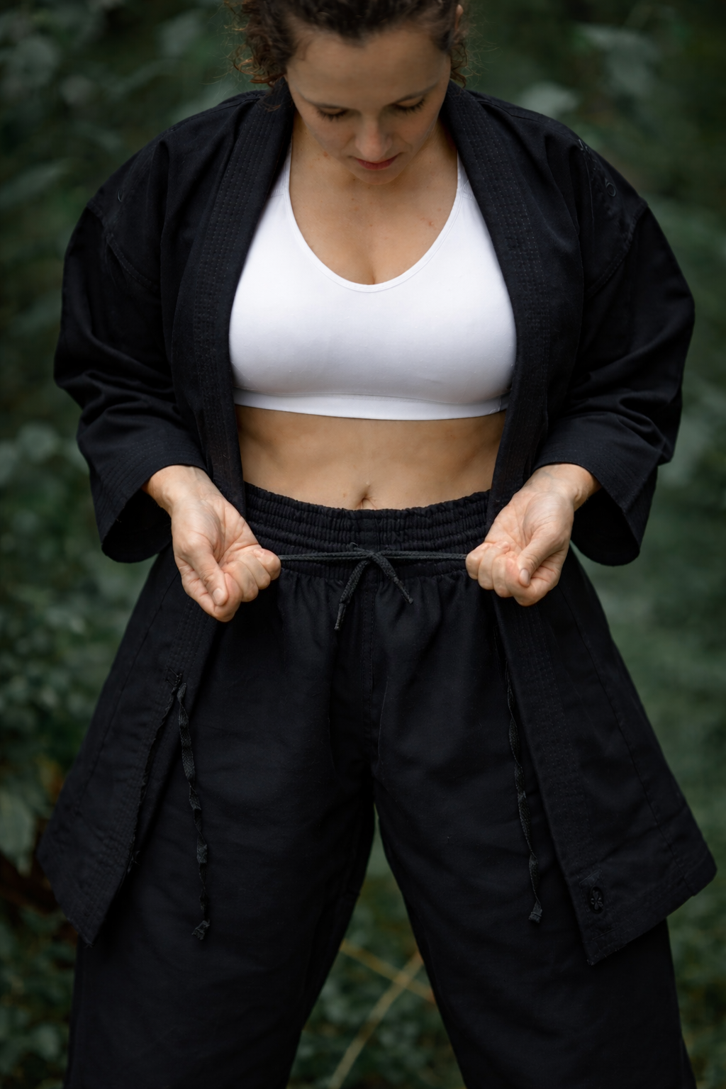Women’s Karate Gi Pants – Elastic Waist Training Pants