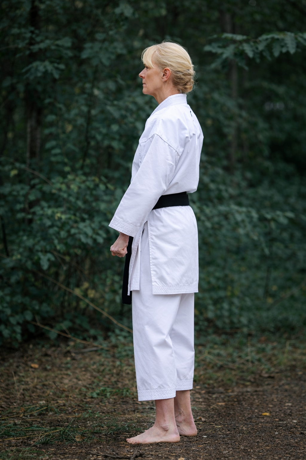 Musha Blue Slim Fit- Women’s Karate Uniform