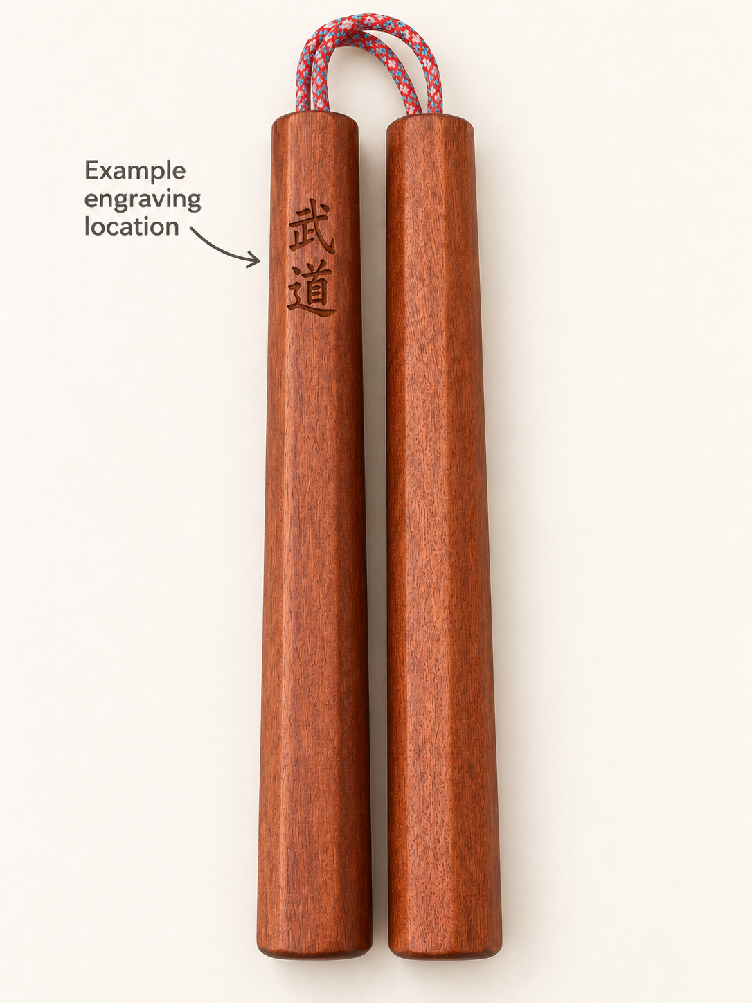 Handcrafted Hardwood Nunchaku